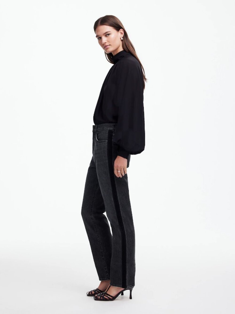 Madewell '90s Straight Jean Rojas Wash: Tux Stripe Edition Womens 28